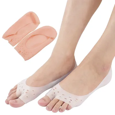  2 Pcs Soft Silicone Moisturizing Gel Socks